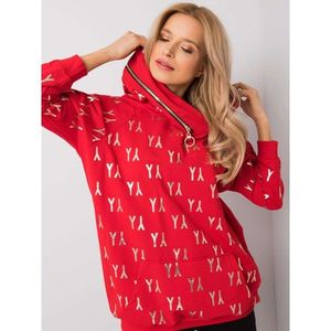 Women´s red hoodie kép