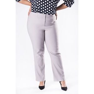 cigarette trousers with an elastic waistband and straight legs kép