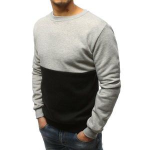 Black and gray men's sweatshirt BX3802 kép