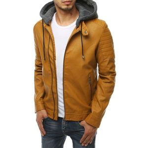 Men's leather camel jacket TX3458 kép