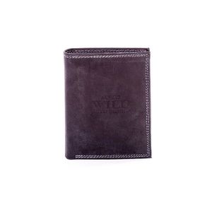 Black leather wallet with embossing kép