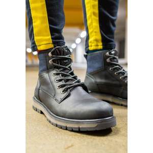Men's Hiking Boots Leather Big Star Black EE174267 kép