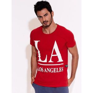 Men's T-shirt LOS ANGELES red kép