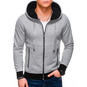Ombre Clothing Men's zip-up hoodie B1218 kép