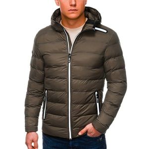 Ombre Clothing Men's winter quilted jacket C451 kép