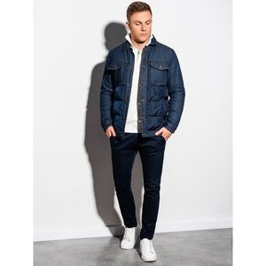 Ombre Clothing Men's mid-season quilted jacket C446 kép
