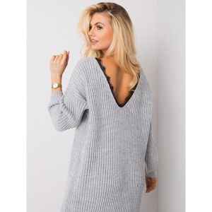 OH BELLA Gray knitted dress kép