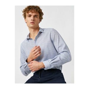 Koton Patterned Classic Collar Long Sleeve Shirt kép