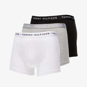 Tommy Hilfiger 3-Pack Trunks Grey Heather/ White/ Black kép