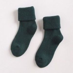 zöld - Női gyapjú 90% kasmír Thermal Zokni Lady puha alkalmi téli zokni Xmas ajándékok kép