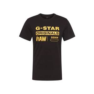 G-Star RAW Póló 'Swando' sárga / fekete kép