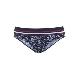 LASCANA Bikini nadrágok 'Minimal' tengerészkék / piros / fehér kép