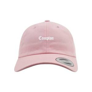 Mister Tee Sapkák 'Compton' szürke / világos-rózsaszín / fehér kép