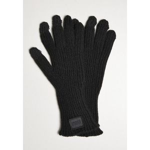 Urban Classics Knitted Wool Mix Smart Gloves black kép