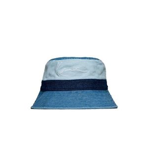 Karl Kani KK Signature Block Denim Bucket Hat blue kép