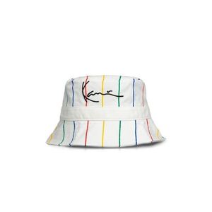Karl Kani Signature Pinstripe Bucket Hat white kép