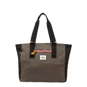 KIPLING Shopper táska 'Jodi' fekete / barna / piros / narancs kép