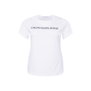 Calvin Klein Jeans Curve Póló fehér / sötétkék kép