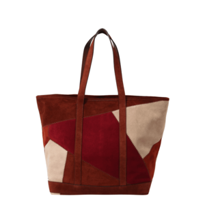 Vanessa Bruno Shopper táska rozsdabarna / testszínű / rubinvörös / rozsdavörös kép