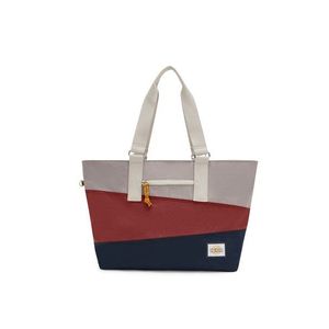 KIPLING Shopper táska 'Jodi' testszínű / tengerészkék / narancs / burgundi vörös kép