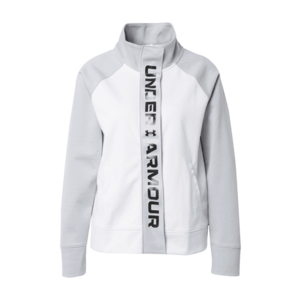 UNDER ARMOUR Sport szabadidős dzsekik fehér / fekete kép