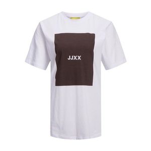 JJXX Póló 'AMBER' fekete / fehér kép