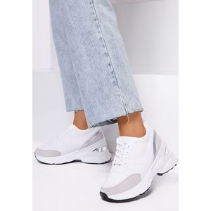 Sierra fehér telitalpú sneakers kép
