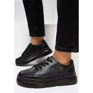 Elma fekete casual női cipők kép