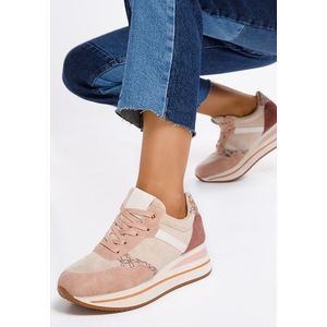 Refina rózsaszín női sneakers kép