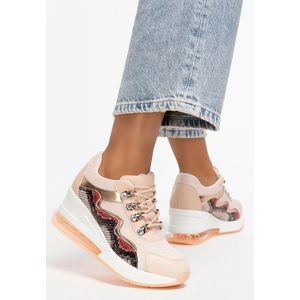 Meliana rózsaszín telitalpú sneakers kép