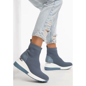 Alvara kék high-top sneakers kép