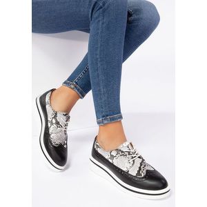 Release fekete női oxford cipő kép