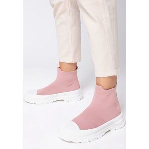 Zynnia rózsaszín high-top sneakers kép
