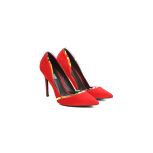 Lucina piros tűsarkú cipő kép