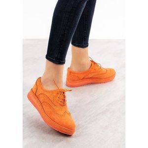 Castelo narancssárga női oxford cipő kép