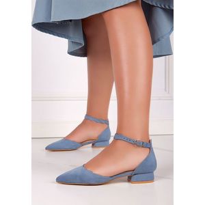 Weber kék női cipő kép