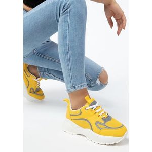 Roks sárga női sneakers kép