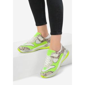 Bruges zöld női sneakers kép