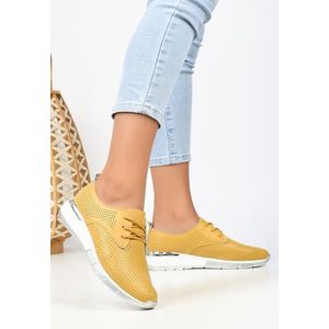 Tapira sárga casual női cipők kép