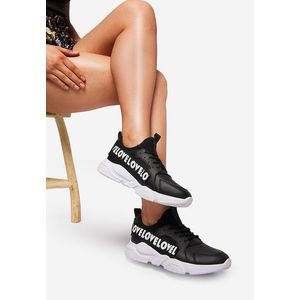 Burren fekete női sneakers kép