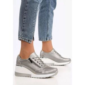Relax ezüst telitalpú sneakers kép