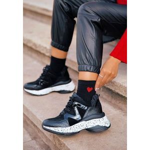 Doreen v1 fekete high-top sneakers kép