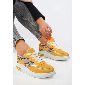 Hilda sárga női sneakers kép