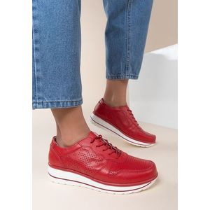 Aleida piros casual női cipők kép