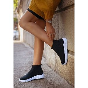 Fenella fekete high-top sneakers kép