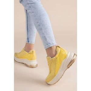 Marielle sárga telitalpú sneakers kép