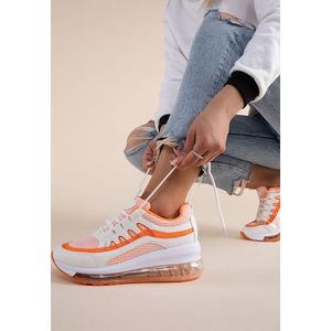 Saira narancssárga telitalpú sneakers kép