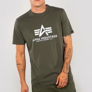 Férfi póló Alpha Industries Basic T-Shirt Dark Olive kép