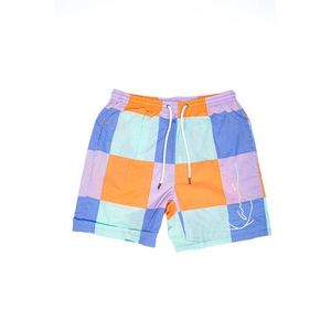 Szorts Karl Kani Signature Resort Shorts blue/mint/lilac kép