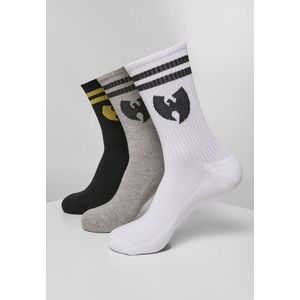 Wu-Wear Wu Wear Socks 3-Pack wht/gry/blk kép